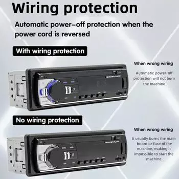 Автомобильный радиоприемник 1 Din стерео мультимедиа MP3-плеер цифровой Bluetooth FM ISO вход питания Aux USB Bluetooth вспомогательный автомобильный JSD-530 Lite 12V