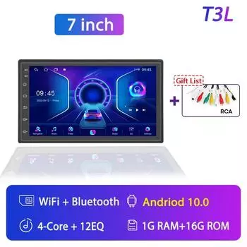 Автомобильный радиоприемник 2 Din Android 12 Auto Carplay Универсальный 7 9 мультимедийный проигрыватель для Nissan Honda Toyota Lada Volkswagen Hyundai