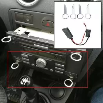 Автомобильный радиоприемник 6000CD, модуль AUX-IN, беспроводной аудиоадаптер для Ford Focus Mondeo 6000 CD CHINA