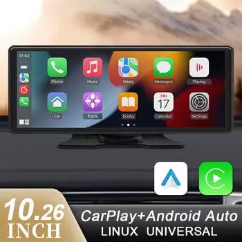 Автомобильный радиоприемник 9.3-канальный портативный CarPlay мультимедиа Android авто видеоплеер сенсорный экран с дистанционным управлением камера заднего вида Monitor Only