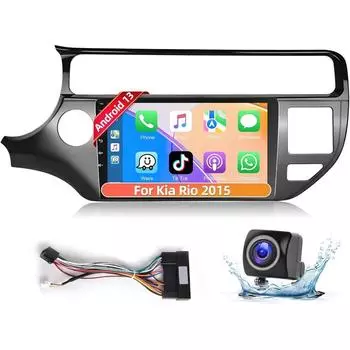 Автомобильный радиоприемник Android 12 для KIA K3 RIO 2011-2015, мультимедийный проигрыватель, 2 Din, стереосистема Carplay, GPS, Wi-Fi, DVD-динамики 4-core 1+32CP