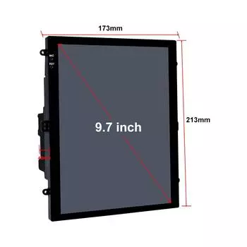 Автомобильный радиоприемник для Chevrolet Cruze J300 2008-2016 Tesla Style Android 13 мультимедийный видеоплеер GPS CarPlay Auto 4G 9.7 -TS18-4+64