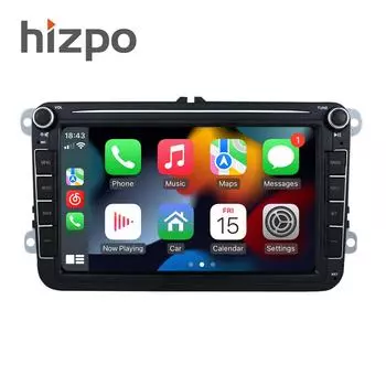 Автомобильный радиоприемник Hizpo 8 дюймов Android AutoRadio для Volkswagen VW Passat B6 B7 CC Tiguan Touran Golf Polo Skoda Seat Carplay Мультимедиа GPS 2din Аудио Видео 4Core 1GB 16GB RDS
