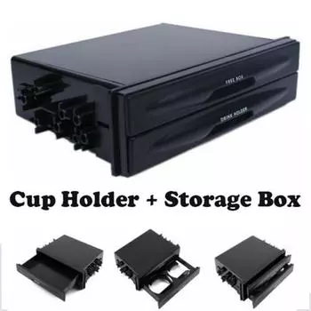 Автомобильный радиоприемник, многоцелевой двухслойный компактный универсальный двойной одиночный карман для радиоприемника Din