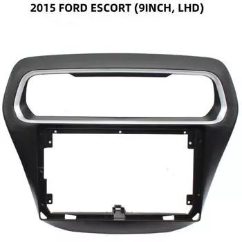 Автомобильный радиоприемник MP5-плеер с панелью управления 9 дюймов для 2015 FORD ESCORT 2Din стереоплеер установка объемной панели приборной панели комплект GPS рамка 9 inch