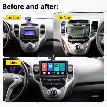 Автомобильный радиоприемник стерео для Hyundai ix20 ix-20 2010 -2025 Руководство AC 2 Din Android Мультимедиа Carplay GPS Навигация Автомагнитола Головное устройство