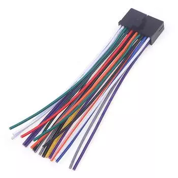 Автомобильный радиоприемник жгут проводов 20-контактный разъем CD кабель Т-образный разъем шнур питания модифицированные детали