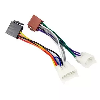 Автомобильный радиоприемник жгут проводов для Toyota стерео радио кабель разъем адаптер ABS черный Vedio для IOS кабель питания CHINA