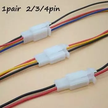 Автомобильный разъем Часть 2.8MM 2/3/4 Pin Аксессуары Автомобильные 2P