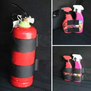 Автомобильный ремень для пожаротушения, кронштейн для уборки, наклейка на огнетушитель, фиксирующая лента