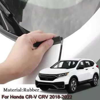 Автомобильный резиновый уплотнитель капота, лобовое стекло, спойлер, наполнитель, защита края, уплотнитель, наклейка, аксессуары для Honda CR-V CRV 2018-2023 чёрный