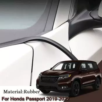 Автомобильный резиновый уплотнитель капота, лобовое стекло, спойлер, наполнитель, защита края, уплотнитель, наклейка, аксессуары для Honda Passport 2019-2023 чёрный