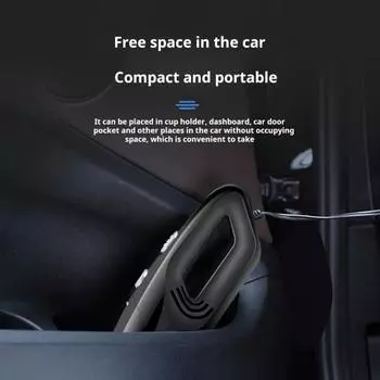 Автомобильный ручной пылесос с HEPA-фильтром, мощный всасывающий портативный пылесос для удаления пыли A