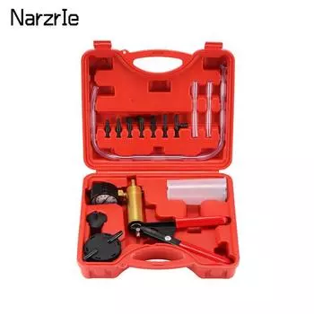 Автомобильный ручной вакуумный пистолет-насос, алюминиевый насос, вакуумный манометр, тестер резервуара для жидкости, комплект инструментов