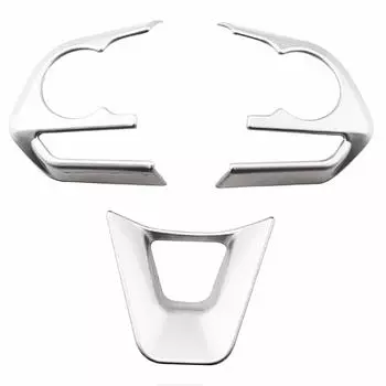 Автомобильный руль, кнопка, панель, накладка, наклейка для Toyota RAV4 RAV 4 Corolla Avalon 2019 2020 2021 2022, аксессуары белый