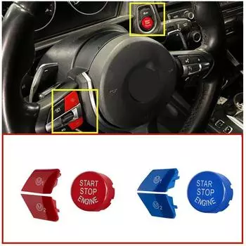 Автомобильный руль M1 M2, кнопка запуска двигателя для BMW M3 M4 M5 M6 X5M X6M F10 F15 F16 F30 F34 F36 M Model A-Red