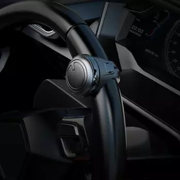 Автомобильный руль на 360°, шарик рулевого управления с гидроусилителем, ручка рулевого колеса, шариковая ручка усилителя руля, шариковый усилитель чёрный