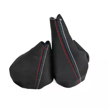 Автомобильный рычаг переключения передач, пылезащитный чехол, ручка ручного тормоза, чехол из искусственной кожи для BMW E30 E36 E34 E46 Z3, ручные модели чёрный