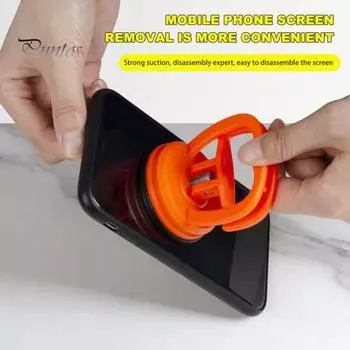 Автомобильный съемник вмятин, инструмент для удаления вмятин с ручкой, многоразовый, многоразовый, безпокрасочная присоска, набор инструментов для удаления вмятин на кузове автомобиля оранжевый