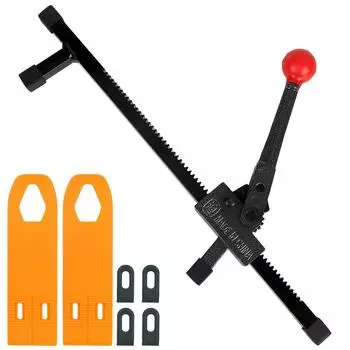 Автомобильный съемник вмятин, комплект для ремонта кузова без покраски с 2 шт., язычки для вытягивания клея, ручной расширитель, инструмент для удаления вмятин оранжевого цвета