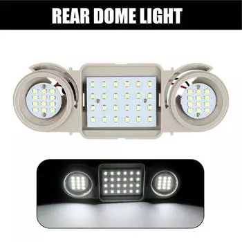 Автомобильный салон купольные потолочные светильники автомобильный стиль для VW Passat CC B6 B7 Golf Tiguan Touran Scirocco Seat Leon Alhambra Skoda Superb Octavia 48 LED Rear Dome Light
