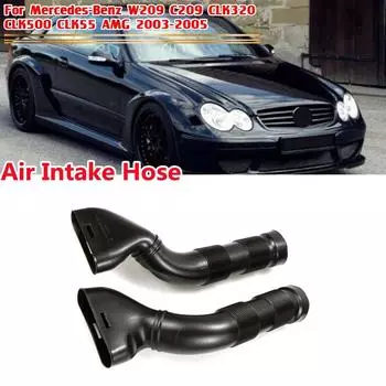 Автомобильный шланг воздухозаборника для Mercedes-Benz W209 C209 CLK320 CLK500 AMG 2003-2005 2095280307, детали впускного коллектора, впускная труба Only Left