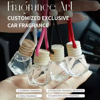 Автомобильный шнурок флакон духов автомобильный ароматерапевтический кулон аксессуары духи 8 мл One Size