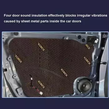 Автомобильный шумоизоляционный материал для шумоизоляции, демпфирующие листы для багажника, пола и потолка автомобиля красный