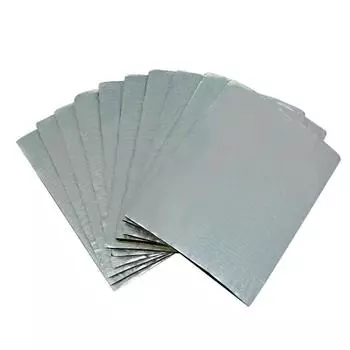 Автомобильный шумопоглотитель, 9,8 дюйма x 7 дюймов, 10 листов для автомобиля, грузовика, звукопоглощающий звукопоглощающий коврик, теплоизоляционный звукоизоляционный коврик