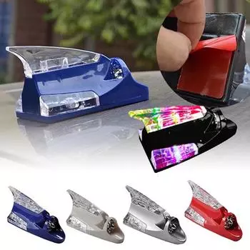 Автомобильный сигнальный фонарь, антенна, светодиодный фонарь Shark, универсальная автомобильная крыша, грузовик, ветроэнергетическая лампа, предупреждающий сигнальный фонарь, автомобильные аксессуары