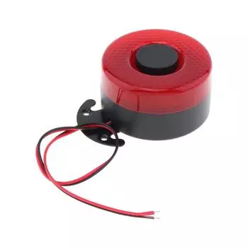 Автомобильный сигнал заднего хода 12В/24В 105дБ Автомобильная сигнализация заднего хода Зуммер Сирена со светом