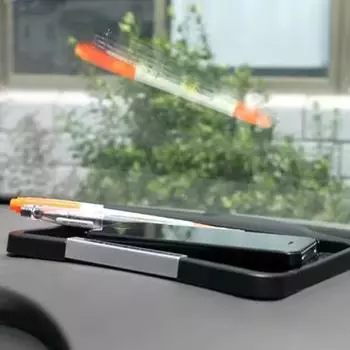 Автомобильный силиконовый коврик для телефона, держатель для телефона, противоскользящий коврик для хранения, приборная панель для размещения сотовых телефонов и солнцезащитных очков, автомобильные аксессуары