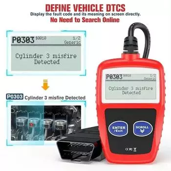 Автомобильный сканер OBD2 для считывания кодов неисправностей, многофункциональный сканер для автоматической диагностики, считывание и удаление неисправностей, диагностический инструмент CAN