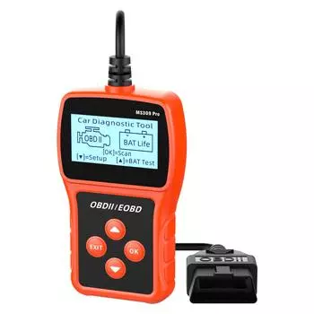 Автомобильный сканер OBDII MS309 Автосканер OBD2 Проверка кода неисправности Считыватель двигателя Аккумулятор Работа Здоровье автомобиля Диагностический сканирующий инструмент