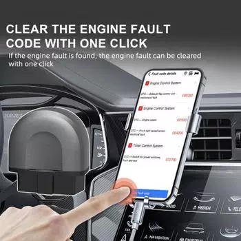 Автомобильный сканер, считыватель диагностических данных, сброс Bluetooth-совместимых инструментов, автоматическое подключение в один клик, спящий режим