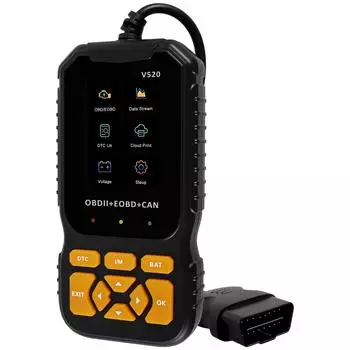 Автомобильный сканер V520, профессиональный считыватель кодов транспортных средств, усовершенствованный инструмент для диагностики автомобильных неисправностей с облаком считывания/стирания кодов неисправностей
