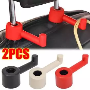 Автомобильный скрытый многофункциональный крючок для сиденья, универсальный держатель для хранения подголовника автомобиля, вращающийся на 360 градусов, скрытый подвесной держатель