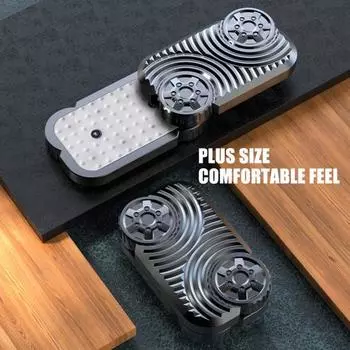 Автомобильный слайдер-игрушка для снятия стресса и беспокойства, портативный, для детей и подростков, для взрослых, цинковый сплав, магнитный слайдер на кончик пальца, металлический слайдер, сенсорная игрушка для повседневного использования чёрный