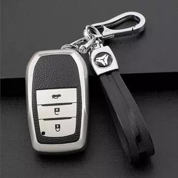 Автомобильный смарт-брелок для ключей для Toyota Chr, Rav4, Auris, Avensis, Aygo, Camry, Corolla, Land Cr красный