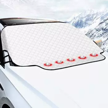 Автомобильный снежный покров, ветрозащитный, УФ-защита от мороза, магнитная алюминиевая пленка, материал снежного покрова, зимний щит серебряный