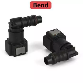 Автомобильный соединитель для топливного шланга ID6 7,89 9,89 ID10 11,80 Нейлоновый резиновый масляный соединитель, быстроразъемный соединитель для автомобильного топливного шланга