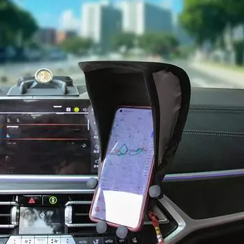 Автомобильный солнцезащитный экран для сотового телефона, солнцезащитный козырек для телефона, зонт от солнца для мотоцикла, велосипеда, автомобиля, противоожоговые автомобильные аксессуары