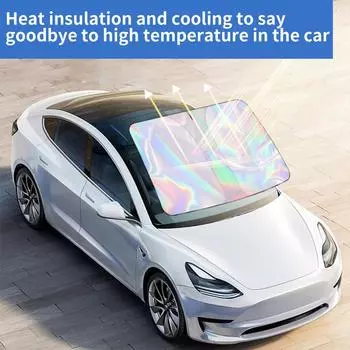 Автомобильный солнцезащитный козырек для лобового стекла, УФ-защитный козырек, зонт от солнца, летняя защита салона, аксессуары для затенения автомобиля