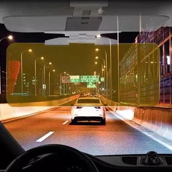 Автомобильный солнцезащитный козырек, дневной и ночной антибликовый козырек, регулируемый солнцезащитный козырек, анти-УФ HD, противосолнечные ослепительные очки для автомобиля