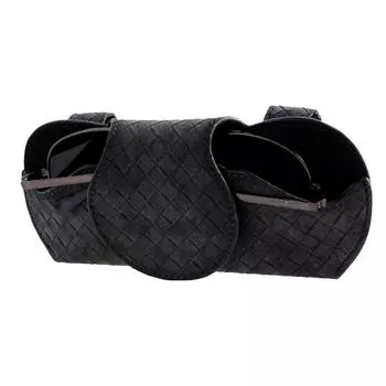 Автомобильный солнцезащитный козырек, футляр для солнцезащитных очков, оправа для очков, ящик для хранения автомобильных очков с магнитным замком, универсальный автомобильный органайзер для очков чёрный