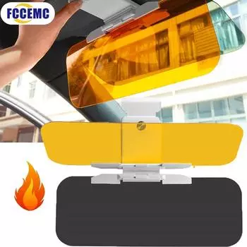 Автомобильный солнцезащитный козырек HD Anti-UV Day Night Anti-Dazzzle Goggles Clip-on Vehicle Shield Поворотный козырек для безопасности Аксессуары для вождения