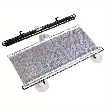 Автомобильный солнцезащитный козырек Летняя защита от солнца Теплоизоляция Солнцезащитный козырек для автомобиля Выдвижная рулонная штора для дома Солнцезащитный козырек без перфорации Солнцезащитный козырек