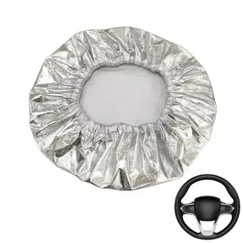 Автомобильный солнцезащитный козырек на руль, солнцезащитный козырек на летнее автомобильное колесо, универсальные аксессуары для салона автомобиля, солнцезащитный козырек на лобовое стекло автомобиля, 38 см CHINA