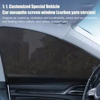 Автомобильный солнцезащитный козырек, противомоскитный экран, защита от ультрафиолета, светоотражающая штора, защитная пленка для окон, универсальные автомобильные аксессуары, боковая пленка D5Y4