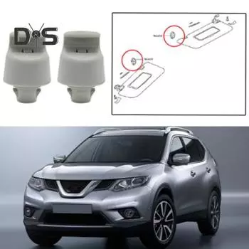 Автомобильный солнцезащитный козырек, пряжка, простая установка, солнцезащитный козырек, кронштейн, зажим, зажим для карт для Nissan, Infiniti, Renault 1pc